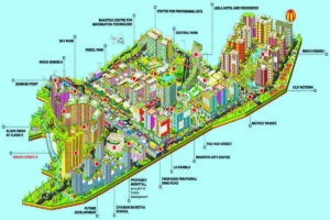 Bhartiya City Nikoo Homes Map