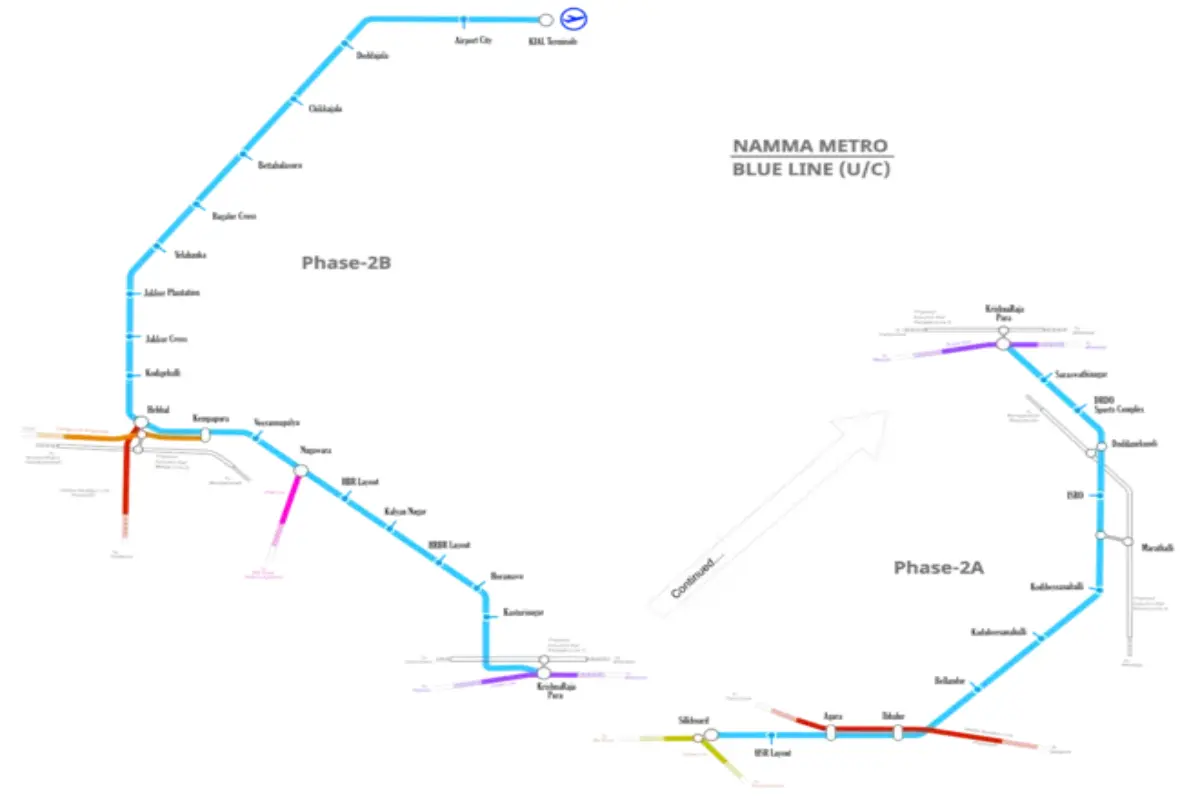 Namma-Metro-Blue-Line-Bangalore-Route-Map